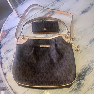 MK AUTHENTIC purse and wallet combo!